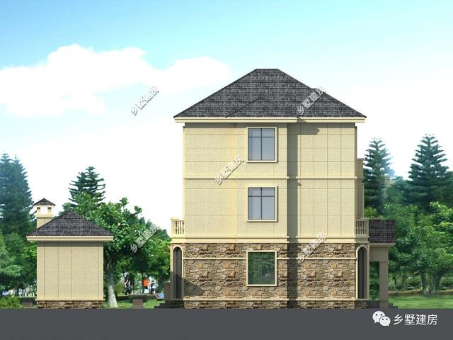 農(nóng)村三層小洋房設(shè)計(jì)圖，給父母蓋一棟小院，過一個(gè)舒適的生活環(huán)境。