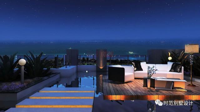 帶大露臺(tái)的二層歐式小洋樓設(shè)計(jì)圖，配色自然和諧，建在村里相當(dāng)洋氣