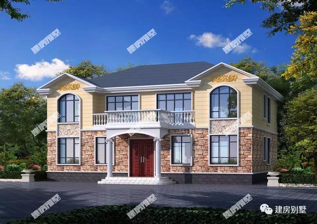 兄弟雙拼別墅在農(nóng)村建剛剛好，不僅外觀造型精美，戶型布局非常好。