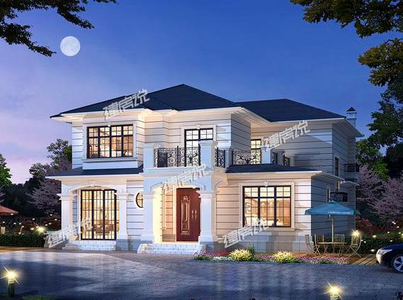 二層田園風(fēng)別墅設(shè)計(jì)圖，高顏值，秒殺商品房，真的是極贊！