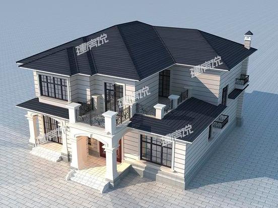 二層田園風(fēng)別墅設(shè)計(jì)圖，高顏值，秒殺商品房，真的是極贊！