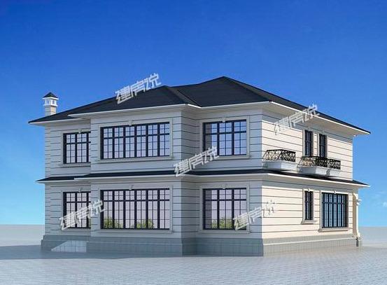 二層田園風(fēng)別墅設(shè)計(jì)圖，高顏值，秒殺商品房，真的是極贊！