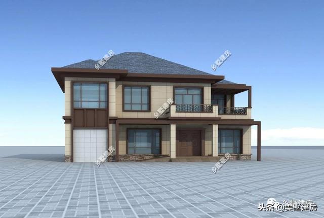 兩棟風(fēng)格迥異的農(nóng)村二層自建房，豪華的歐式，精致的美式，你更中意哪一款呢？