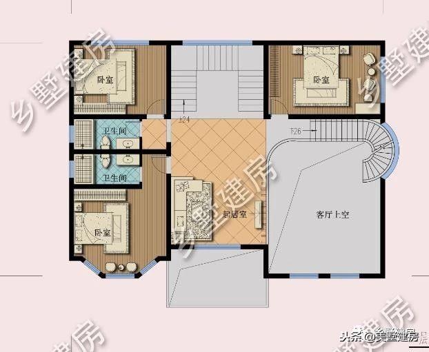 兩棟風(fēng)格迥異的農(nóng)村二層自建房，豪華的歐式，精致的美式，你更中意哪一款呢？