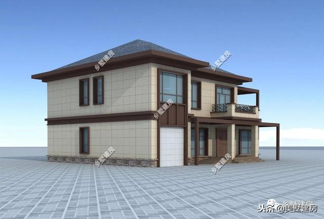 兩棟風(fēng)格迥異的農(nóng)村二層自建房，豪華的歐式，精致的美式，你更中意哪一款呢？