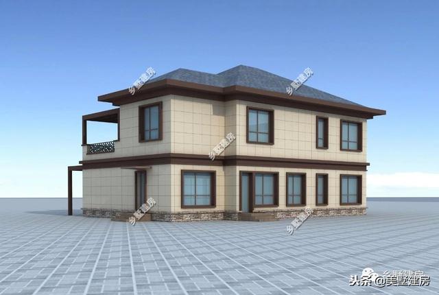 兩棟風(fēng)格迥異的農(nóng)村二層自建房，豪華的歐式，精致的美式，你更中意哪一款呢？