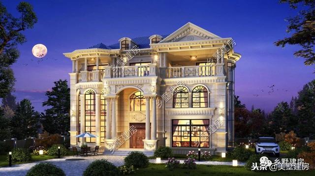兩棟風(fēng)格迥異的農(nóng)村二層自建房，豪華的歐式，精致的美式，你更中意哪一款呢？
