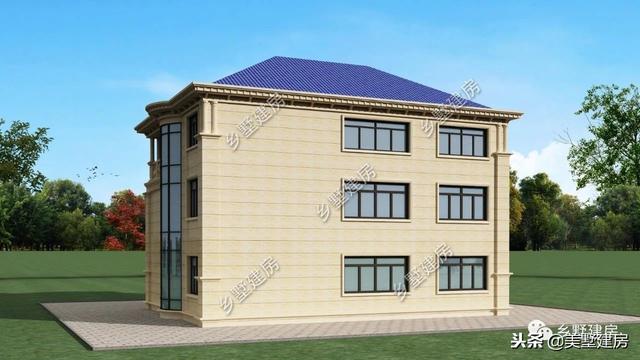 兩棟風(fēng)格迥異的農(nóng)村二層自建房，豪華的歐式，精致的美式，你更中意哪一款呢？