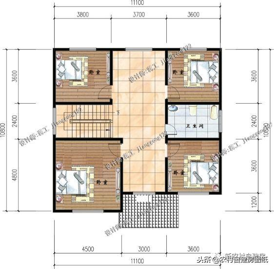 5棟外表典雅大氣，內(nèi)部布局合理舒適的別墅設(shè)計(jì)圖，只需要30萬(wàn)就能蓋起！