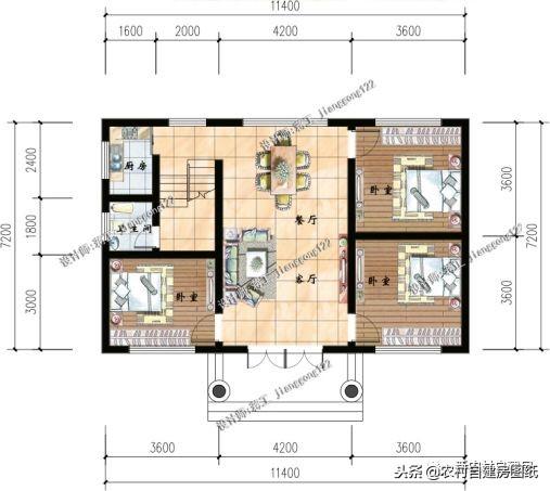 5棟外表典雅大氣，內(nèi)部布局合理舒適的別墅設(shè)計(jì)圖，只需要30萬(wàn)就能蓋起！