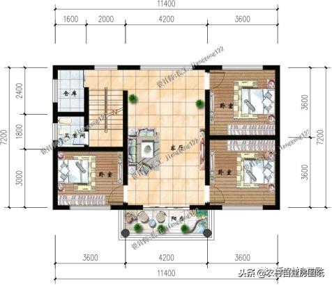 5棟外表典雅大氣，內(nèi)部布局合理舒適的別墅設(shè)計(jì)圖，只需要30萬(wàn)就能蓋起！