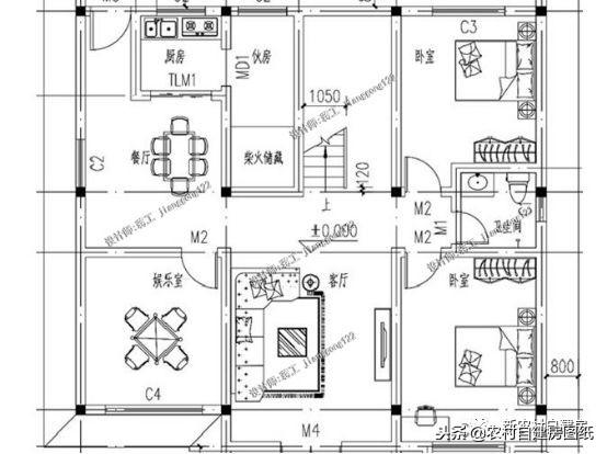 5棟外表典雅大氣，內(nèi)部布局合理舒適的別墅設(shè)計(jì)圖，只需要30萬(wàn)就能蓋起！