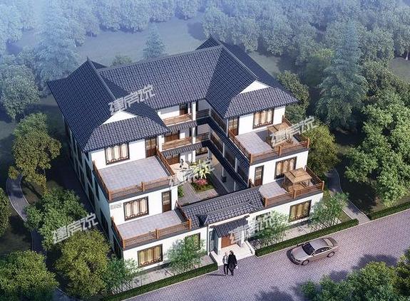 大氣三層四合院，占地方正，漂亮又接地氣，是開民宿最佳戶型。