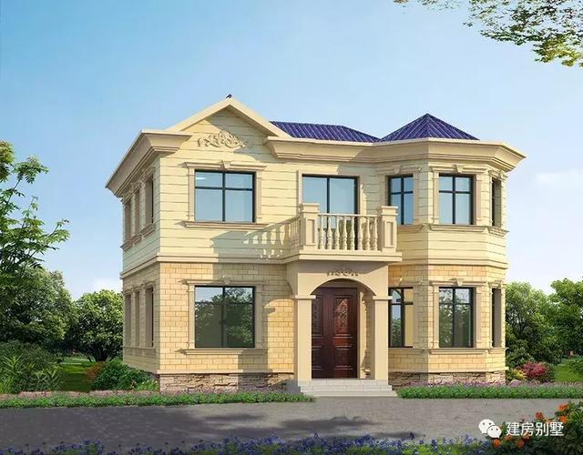 3棟外型類似的二層別墅設(shè)計(jì)圖，布局上各有各自的規(guī)劃，迎合不同人群的需要