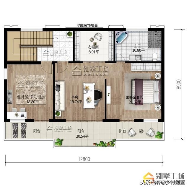 小戶型三層新中式別墅設(shè)計圖，造價35萬，享受總統(tǒng)套房級的居住體驗