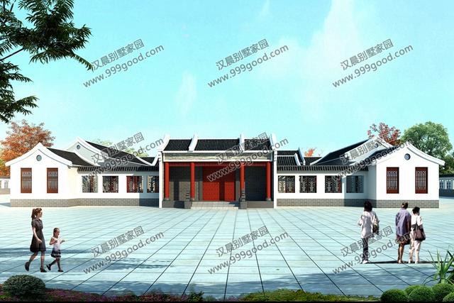 占地868的一層豪宅設(shè)計(jì)圖，外觀清雅，造價(jià)80萬，值得百年傳承！