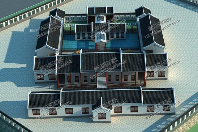 占地868的一層豪宅設(shè)計(jì)圖，外觀清雅，造價(jià)80萬，值得百年傳承！