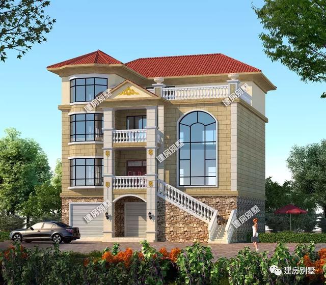 兩棟開間13米的四層農(nóng)村自建房，第二棟帶涼亭，第二棟帶架空層，建哪一棟都足夠讓人羨慕