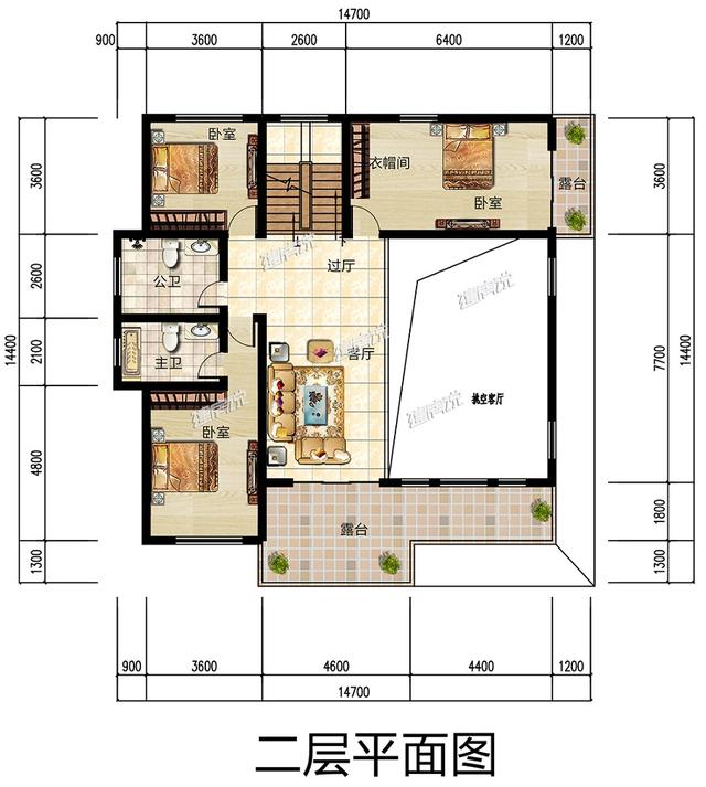 177平三層新中式樓房設(shè)計(jì)圖，大露臺(tái)設(shè)計(jì)，沉穩(wěn)大氣，建棟在村里氣質(zhì)獨(dú)特。