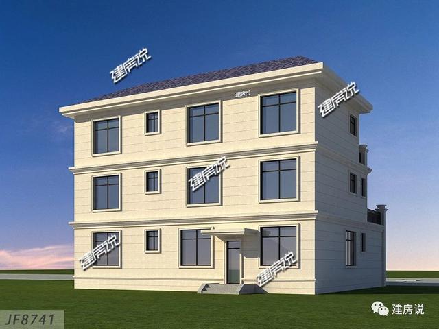 三層經(jīng)典歐式別墅設(shè)計(jì)圖，戶型方正，特別是室內(nèi)布局，我給100分都不嫌多