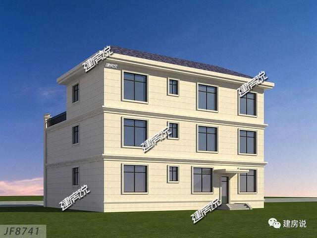 三層經(jīng)典歐式別墅設(shè)計(jì)圖，戶型方正，特別是室內(nèi)布局，我給100分都不嫌多