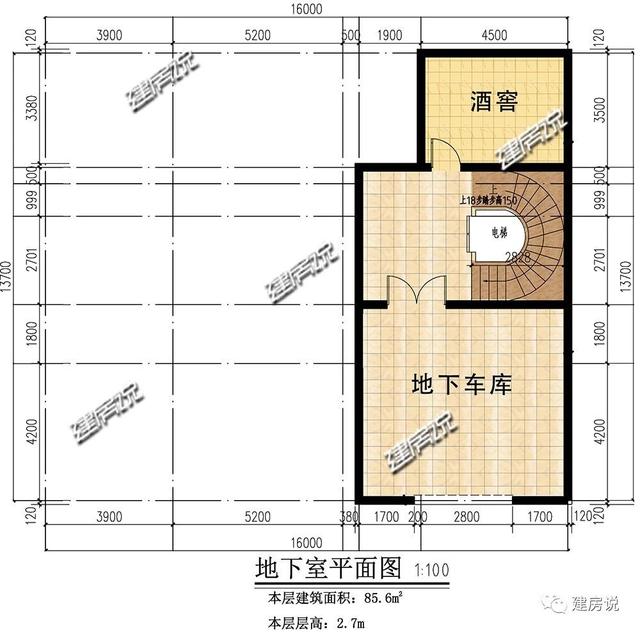三層經(jīng)典歐式別墅設(shè)計(jì)圖，戶型方正，特別是室內(nèi)布局，我給100分都不嫌多