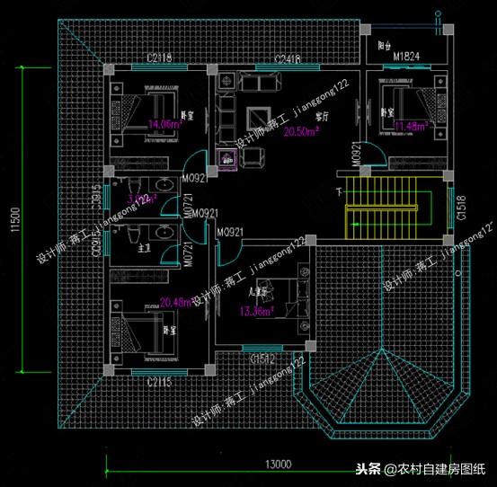 農(nóng)村自建房土氣？這2款二層新式農(nóng)村小別墅設(shè)計圖 顛覆你對家的想象