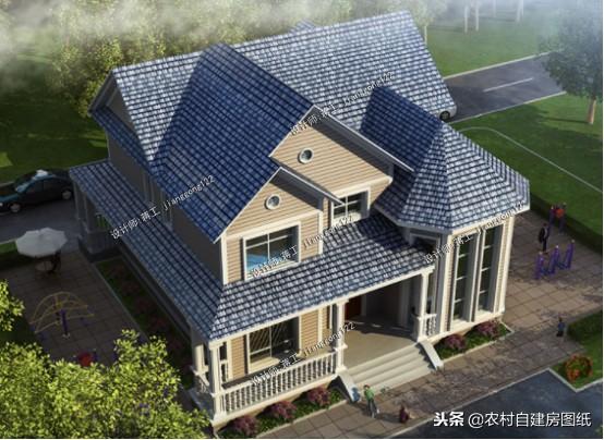 農(nóng)村自建房土氣？這2款二層新式農(nóng)村小別墅設(shè)計圖 顛覆你對家的想象