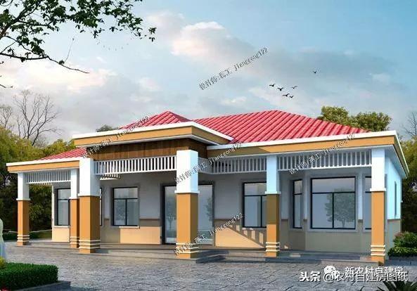 5款一層新農(nóng)村自建房，10到20萬(wàn)不等，你看中哪款了