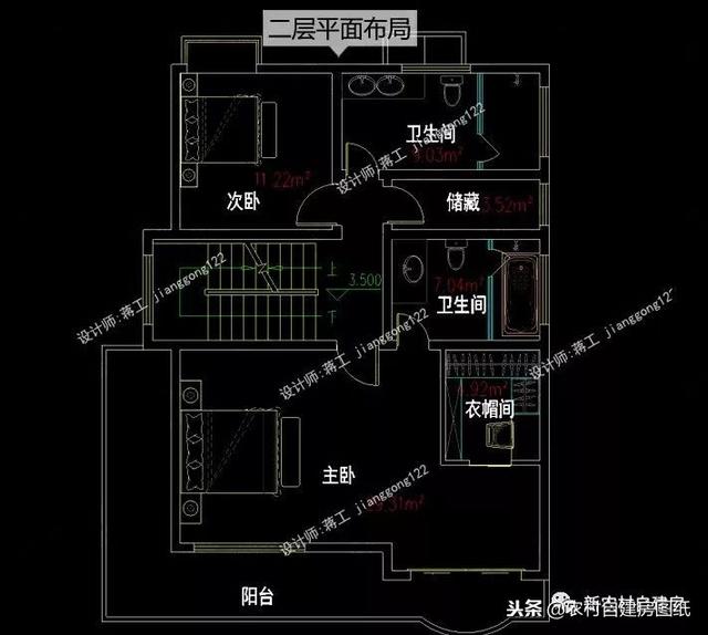 小戶型鄉(xiāng)村別墅設(shè)計圖紙，3款三層4款二層，面積都不超過100平