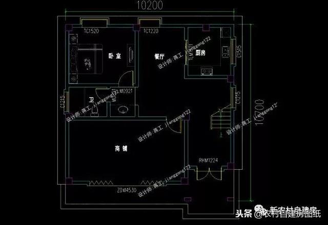 小戶型鄉(xiāng)村別墅設(shè)計圖紙，3款三層4款二層，面積都不超過100平