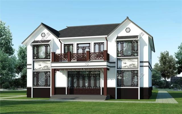 河北農(nóng)村這套54萬新中式小院設(shè)計圖，居然是輕鋼結(jié)構(gòu)？