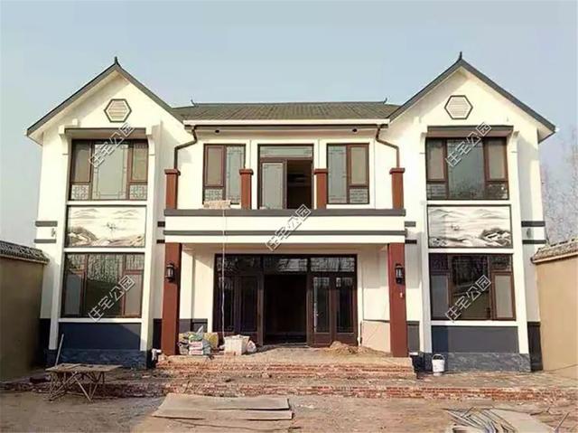 河北農(nóng)村這套54萬新中式小院設(shè)計圖，居然是輕鋼結(jié)構(gòu)？