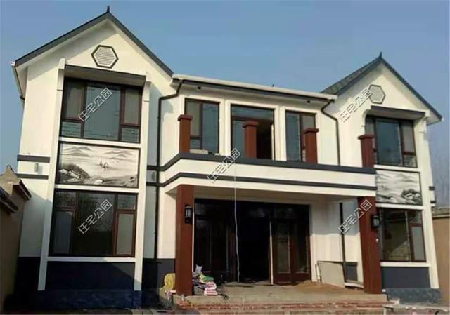 河北農(nóng)村這套54萬新中式小院設(shè)計圖，居然是輕鋼結(jié)構(gòu)？