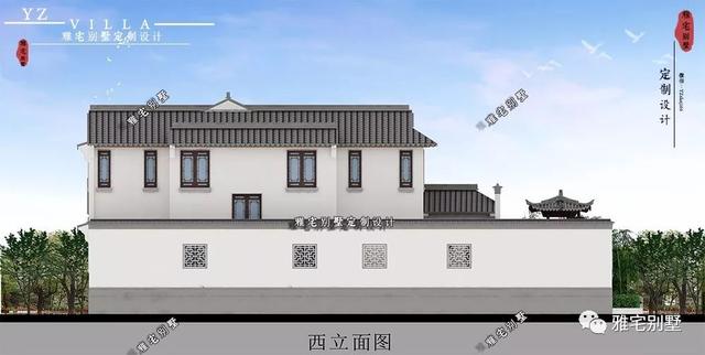 兩層唯美新中式別墅設計圖推薦，錯落有致，盡顯江南小情調(diào)