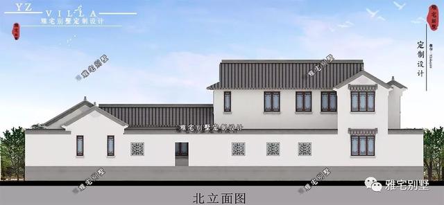 兩層唯美新中式別墅設計圖推薦，錯落有致，盡顯江南小情調(diào)