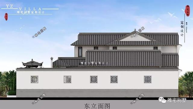 兩層唯美新中式別墅設計圖推薦，錯落有致，盡顯江南小情調(diào)