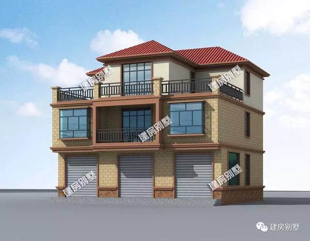 16.2×12.2米別墅設計圖紙，帶門面設計，能帶來財運的旺宅