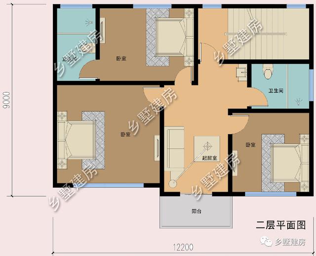 這款12X9米的小別墅設(shè)計(jì)圖實(shí)在太美了！茶室+雙露臺(tái)完美設(shè)計(jì)！