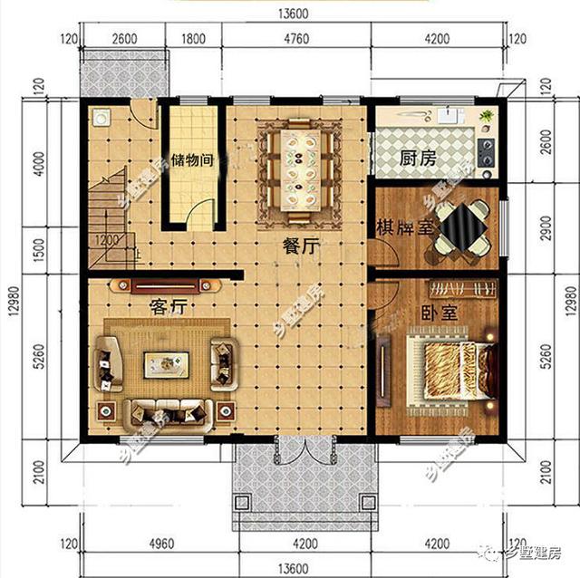 舒適優(yōu)雅的三層洋房設(shè)計(jì)圖，美如仙境，最好的一切給最愛的家人！
