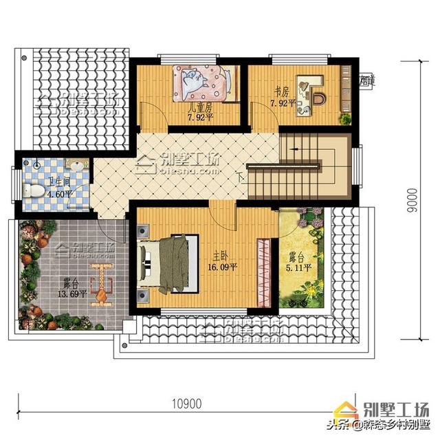 20萬(wàn)左右鄉(xiāng)村別墅設(shè)計(jì)圖，花小錢建好房，驚艷全村