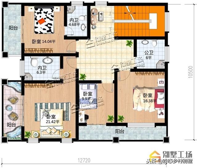 20萬(wàn)左右鄉(xiāng)村別墅設(shè)計(jì)圖，花小錢建好房，驚艷全村