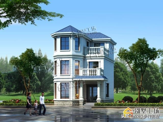 20萬(wàn)左右鄉(xiāng)村別墅設(shè)計(jì)圖，花小錢建好房，驚艷全村