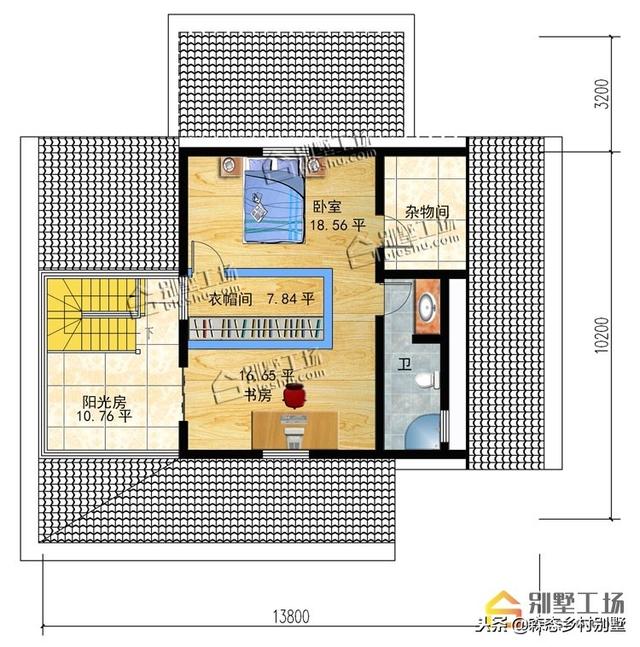 20萬(wàn)左右鄉(xiāng)村別墅設(shè)計(jì)圖，花小錢建好房，驚艷全村