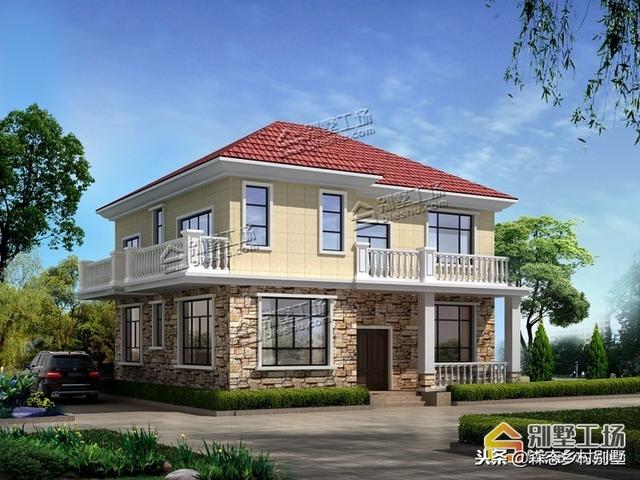 20萬(wàn)左右鄉(xiāng)村別墅設(shè)計(jì)圖，花小錢建好房，驚艷全村