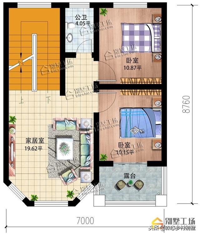 20萬(wàn)左右鄉(xiāng)村別墅設(shè)計(jì)圖，花小錢建好房，驚艷全村