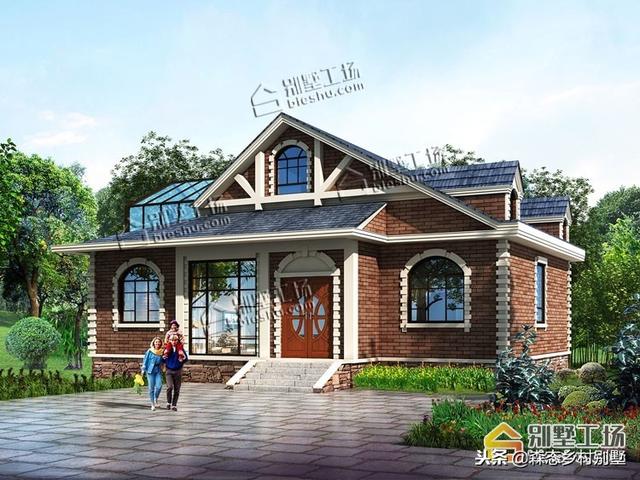 20萬(wàn)左右鄉(xiāng)村別墅設(shè)計(jì)圖，花小錢建好房，驚艷全村