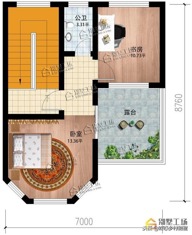 20萬(wàn)左右鄉(xiāng)村別墅設(shè)計(jì)圖，花小錢建好房，驚艷全村