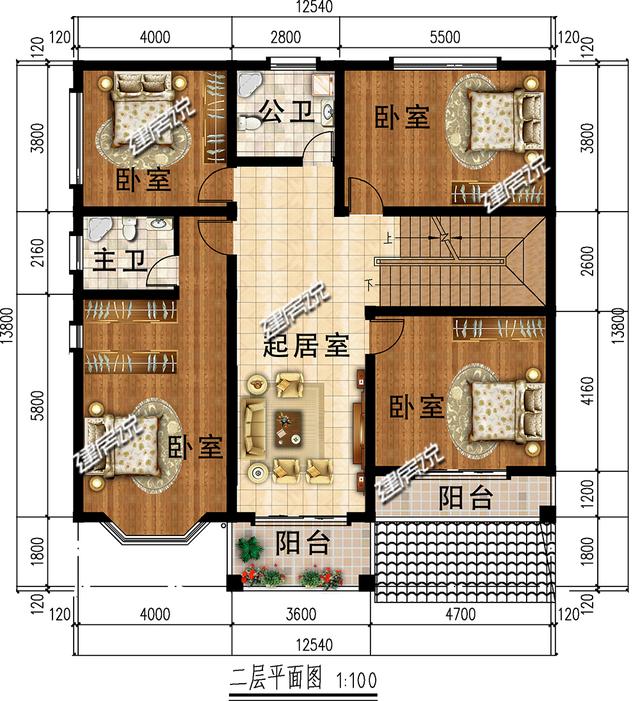 三層漂亮新中式別墅設(shè)計圖，讓你心動的別墅，您值得建造！
