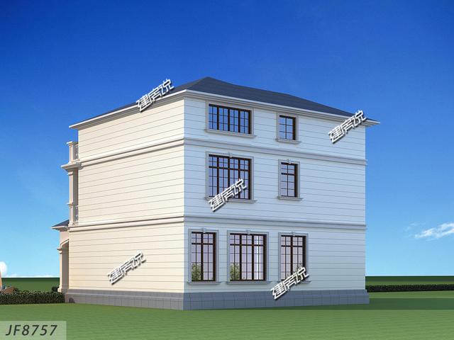 三層漂亮新中式別墅設(shè)計圖，讓你心動的別墅，您值得建造！